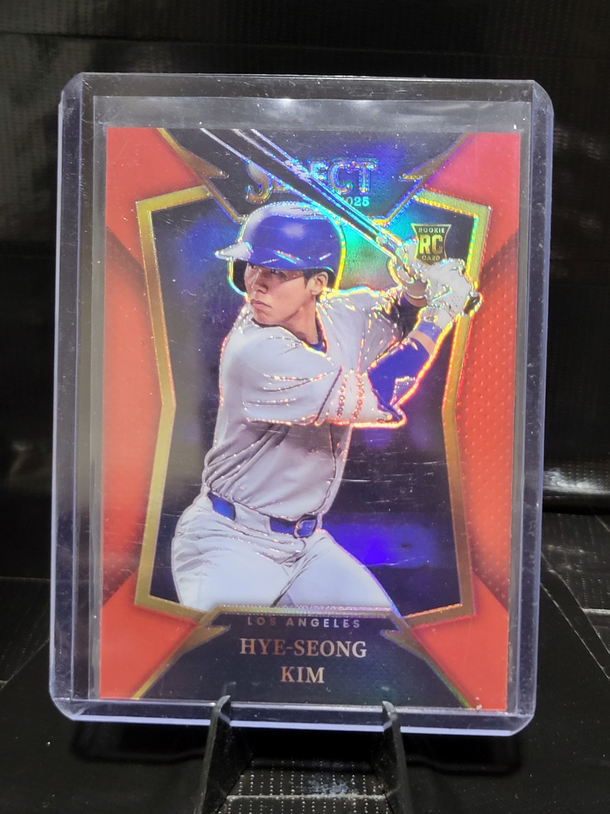 2025 Panini Select – Hye-seong Kim Rookie #23 Red Prizm /99!