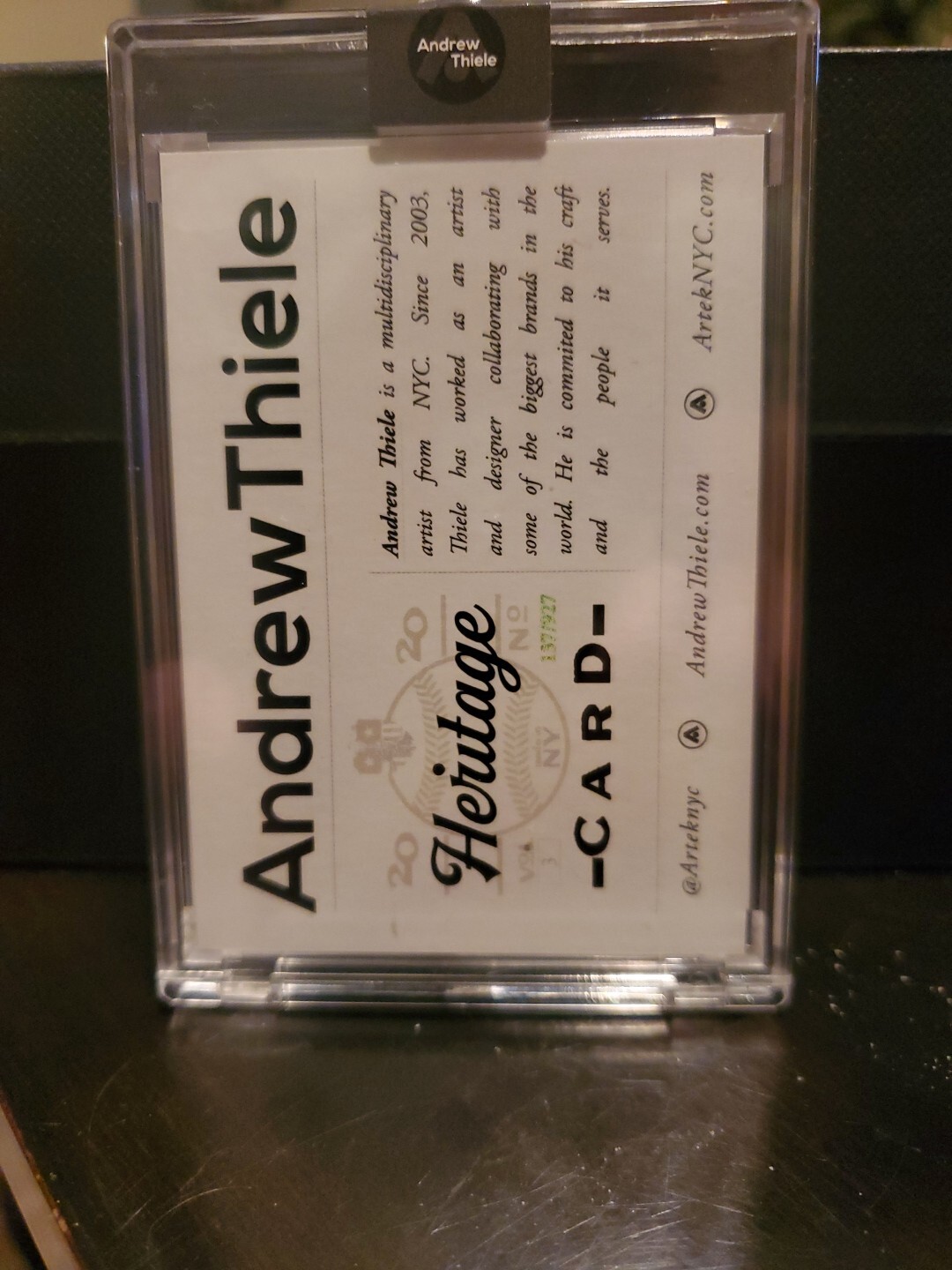 Andrew Thiele Heritage California Dreaming Companion Card HOLO PR: 927