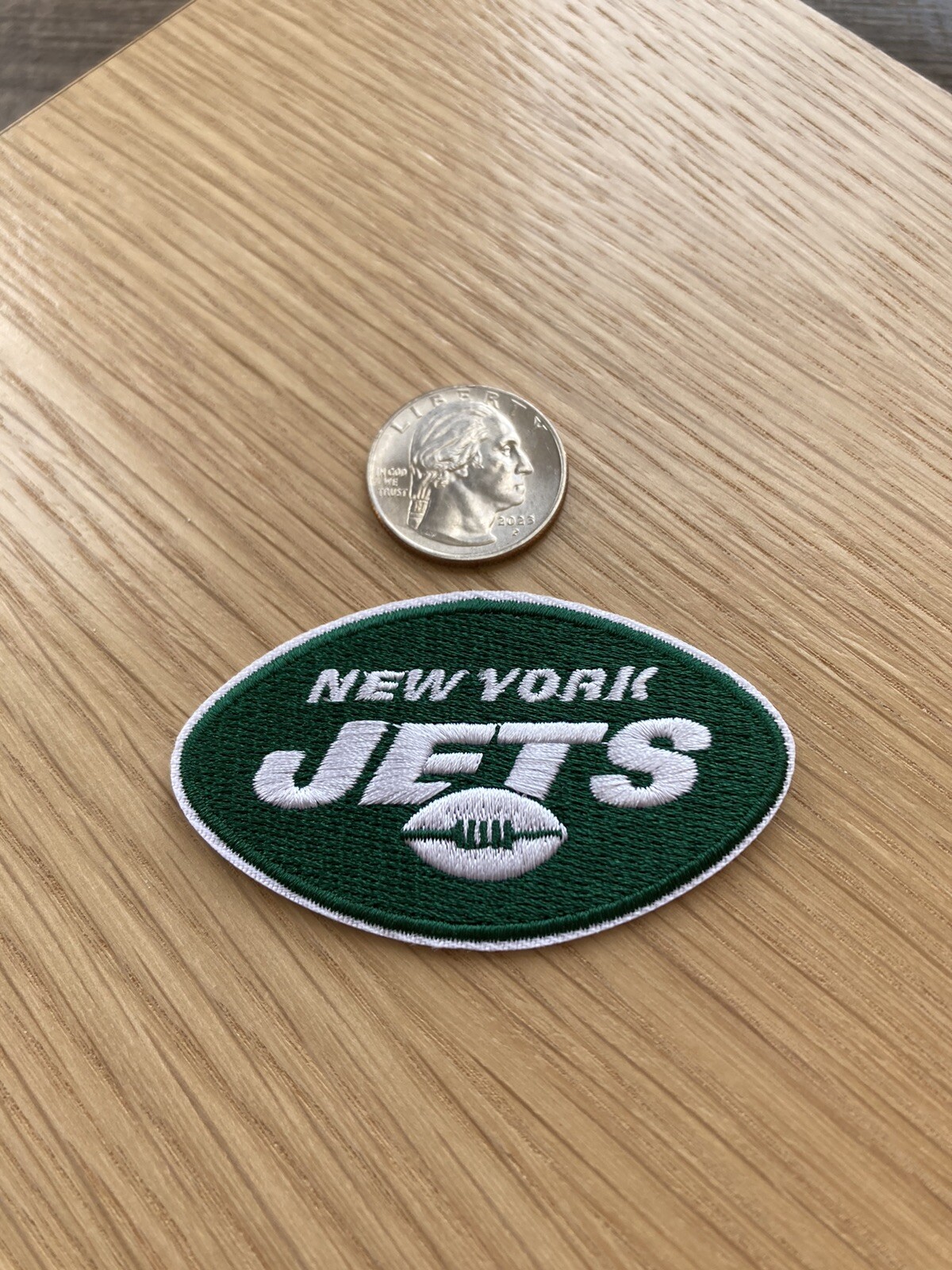 New York Jets Embroidered Iron On Patch Great For Jackets & Hats Green & White