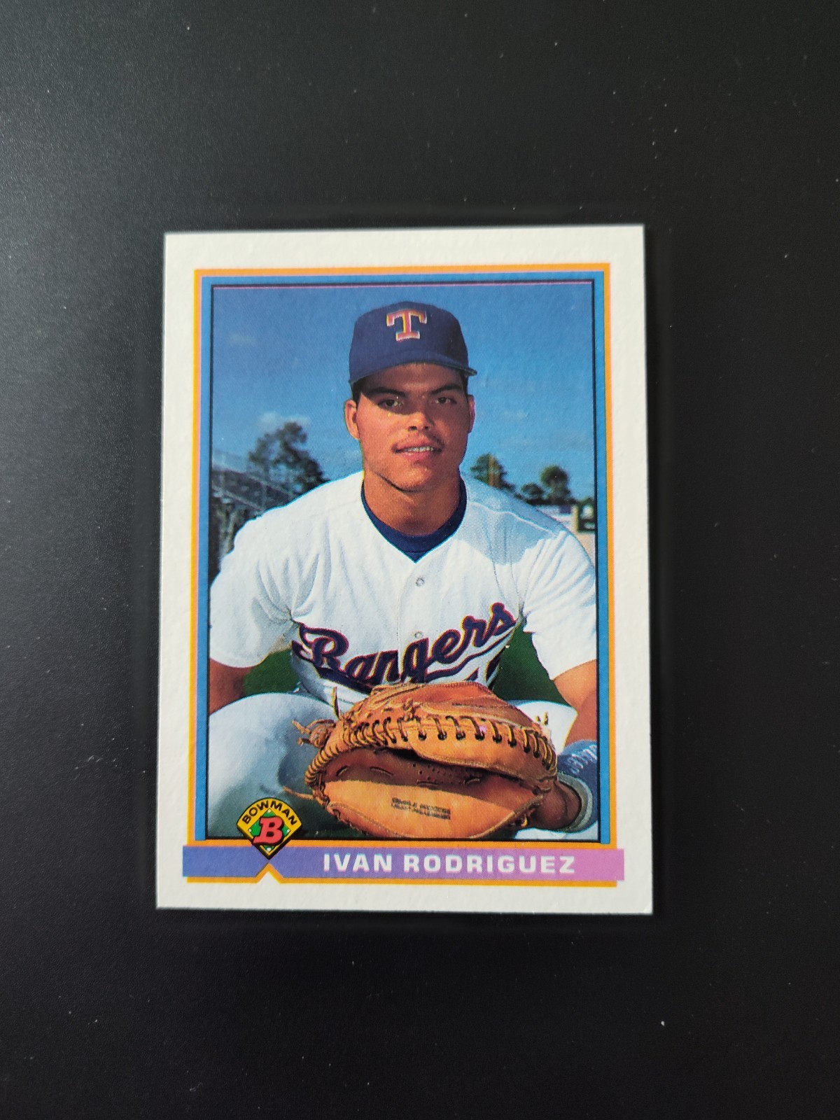 1991 Bowman Ivan Rodriguez #272 Rookie RC Texas Rangers Detroit Tigers HOF