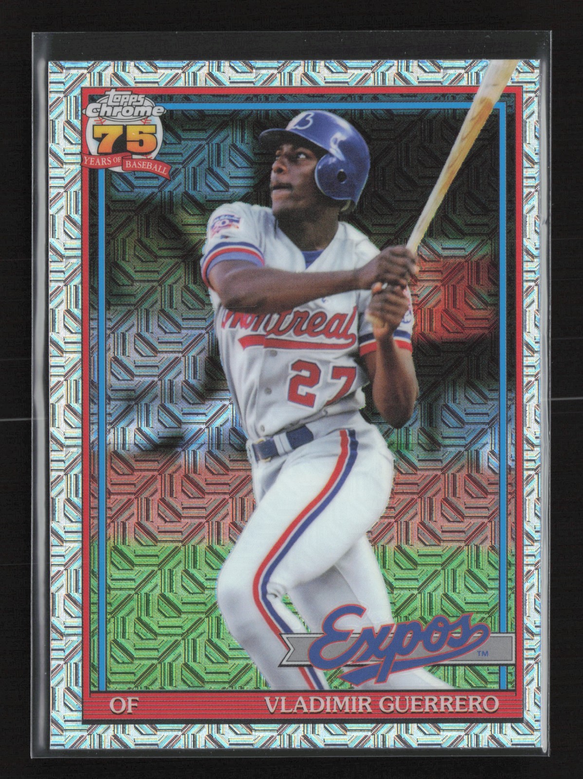 2026 Topps #91C-9 Vladimir Guerrero Topps Chrome Silver Pack Montreal Expos