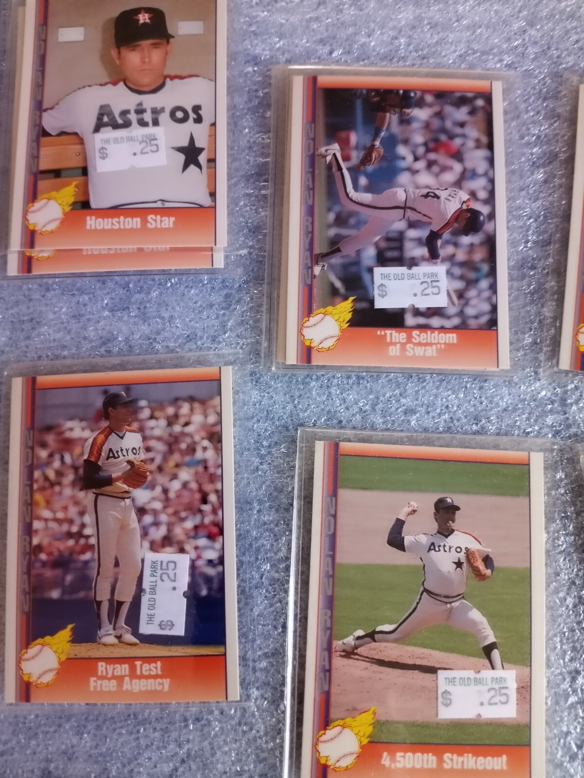 1991 Pacific Nolan Ryan Texas Express Singles You pick your cards
