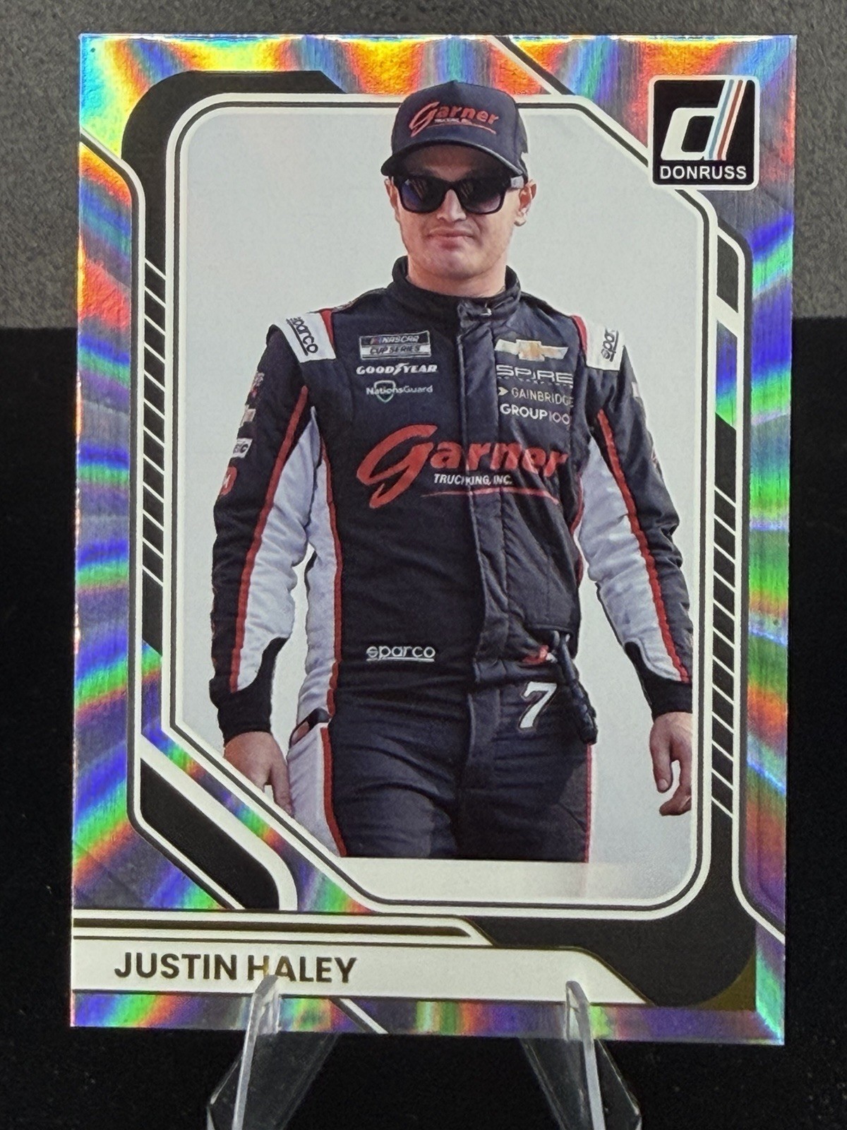 2026 Panini Donruss NASCAR – Justin Haley [Laser] #29 Spire Motorsports