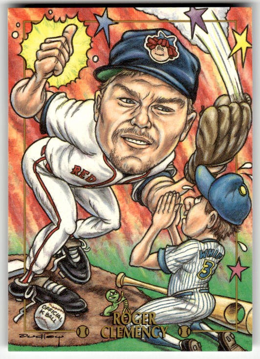 1995 Cardtoons Roger Clemency #16 Boston Red Sox Roger Clemens
