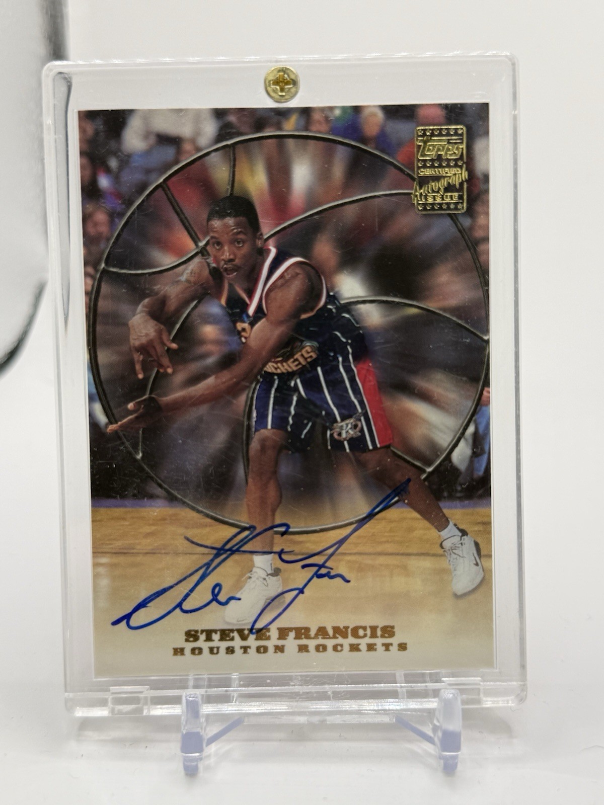 1999-00 Topps – Certified Autographs Steve Francis #SF (AU, RC)
