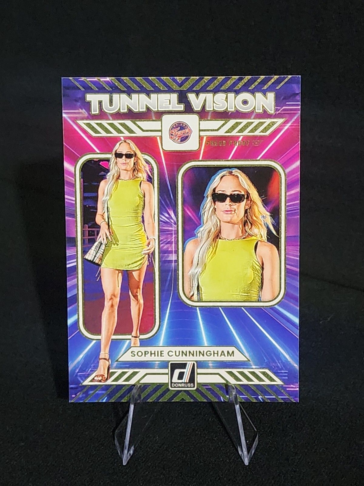 2025 Panini Donruss WNBA – Tunnel Vision Sophie Cunningham #2 Golden Press Proof