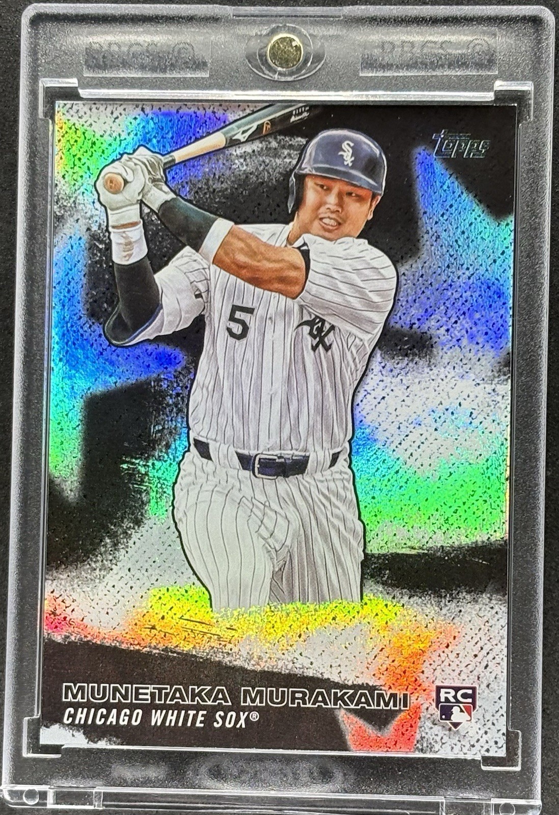 Munetaka Murakami ROOKIE RC BLACK STARS HOLO FOIL REFRACTOR CARD TOPPS WHITE SOX