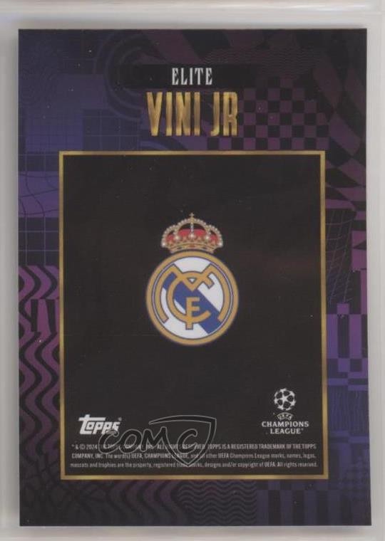 2024 x WalkerTKL UEFA Club Competitions Gold Elite Vinicius Junior Vini Jr 14mf