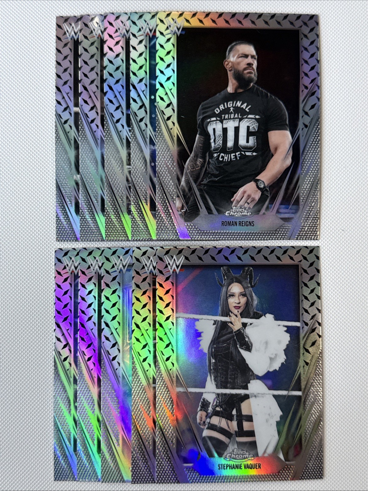 DIAMOND PLATE REFRACTOR 2026 Topps Chrome WWE Cards You Pick/Choose! READ*