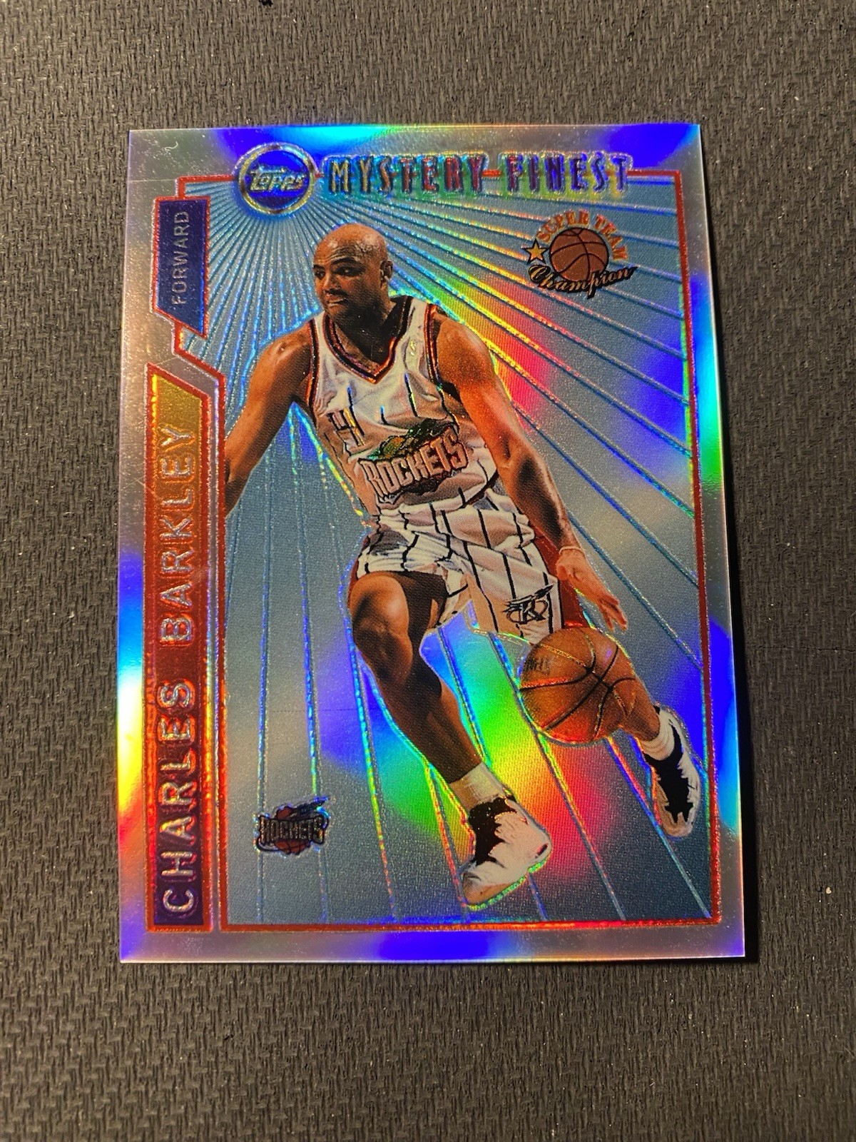 Charles Barkley 1996 Topps Mystery Finest Refractor
