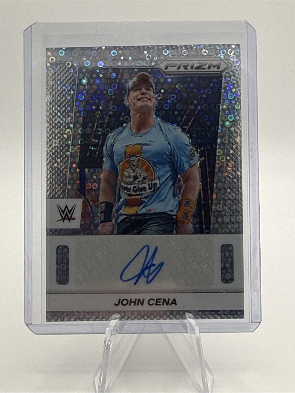2022 Panini Prizm WWE John Cena Throwback Signatures Autograph #TS-JCN Disco