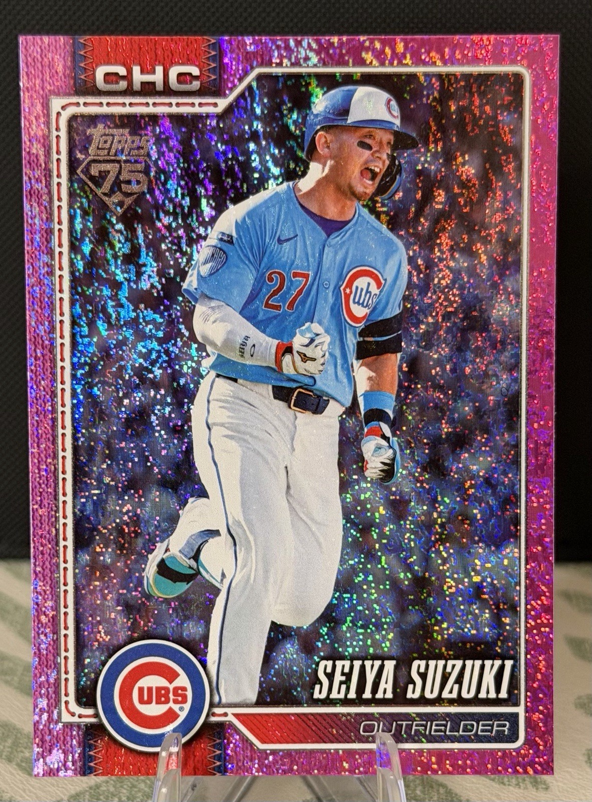 2026 Topps #685 Seiya Suzuki Pink Holo Foil