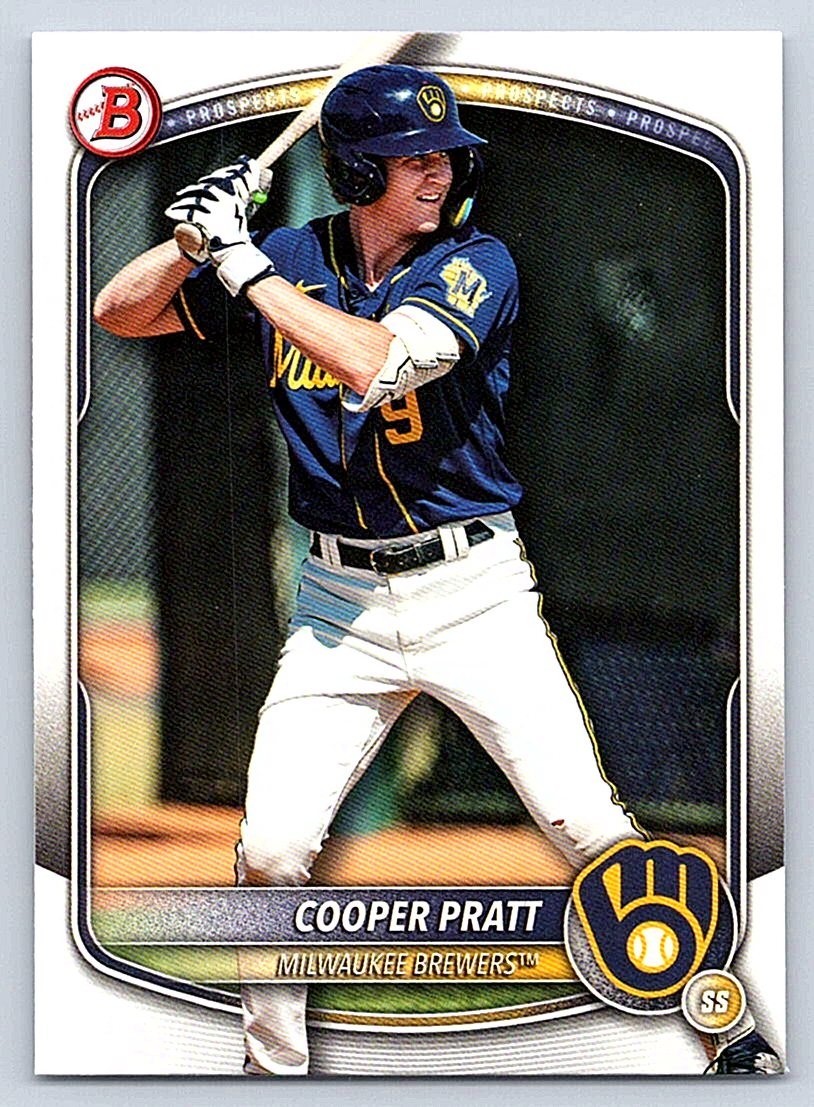 COOPER PRATT BREWERS 2025 BOWMAN DRAFT #BD-157