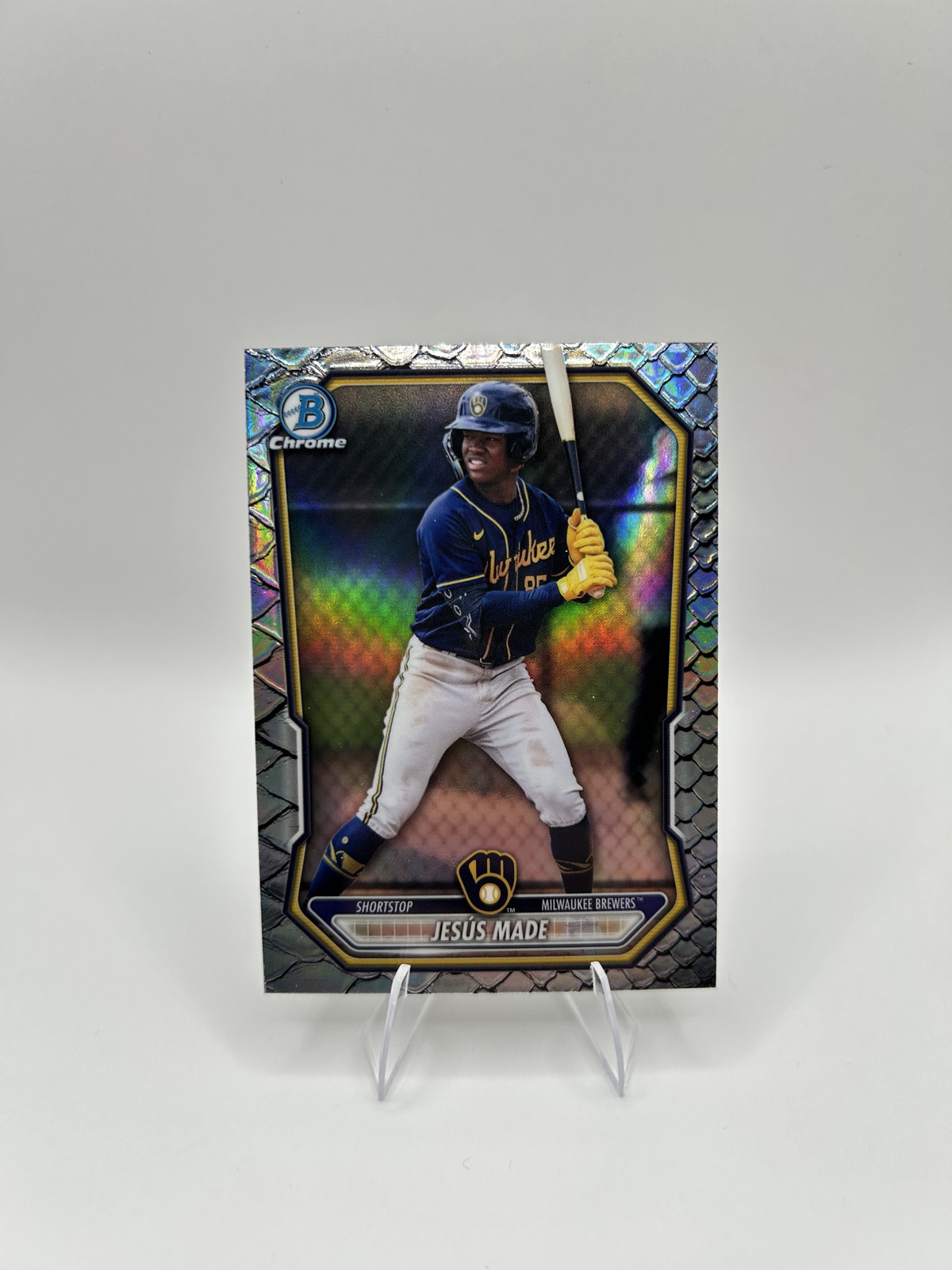2026 Bowman Chrome Jesus Made Reptilian Refractor