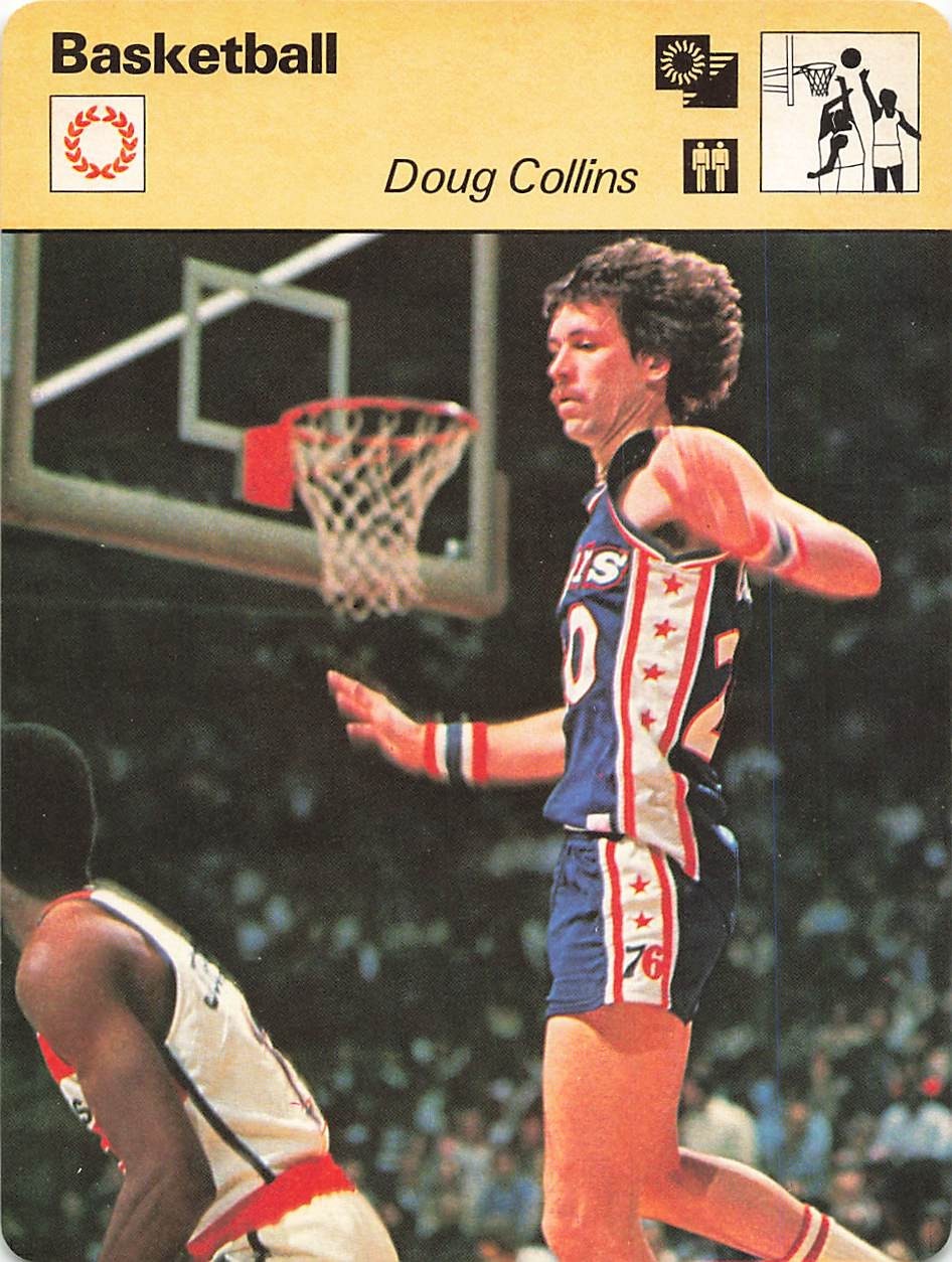 DOUG COLLINS 1977-79 SPORTSCASTER CARD BASKETBALL