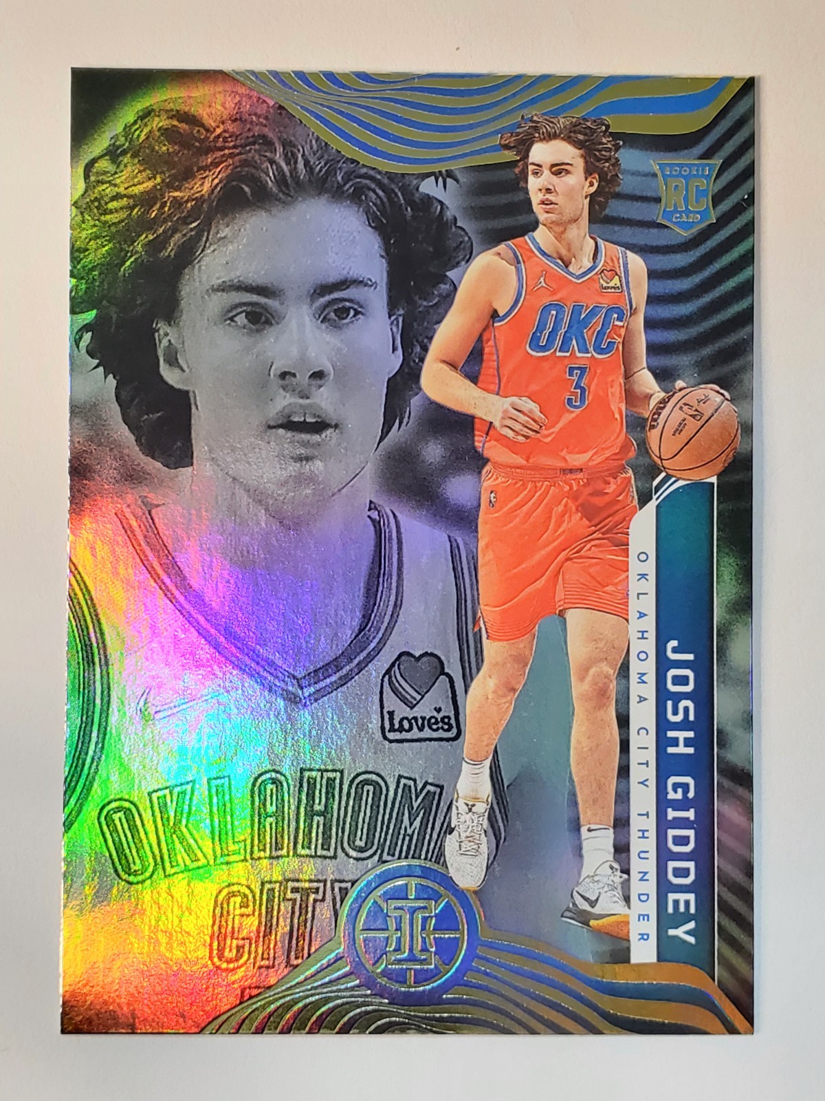 2021-22 Panini Illusions #156 Josh Giddey RC!!! ~ Oklahoma City Thunder ROOKIE!!