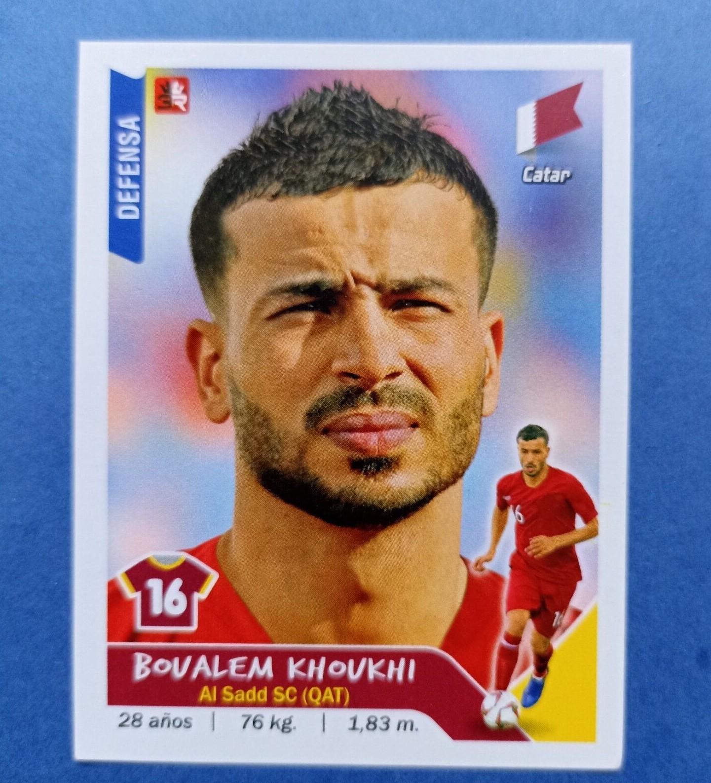 2019 3R Brazil Copa America FIFA #162 BOUALEM KHOUKHI Qatar Soccer Team Sticker