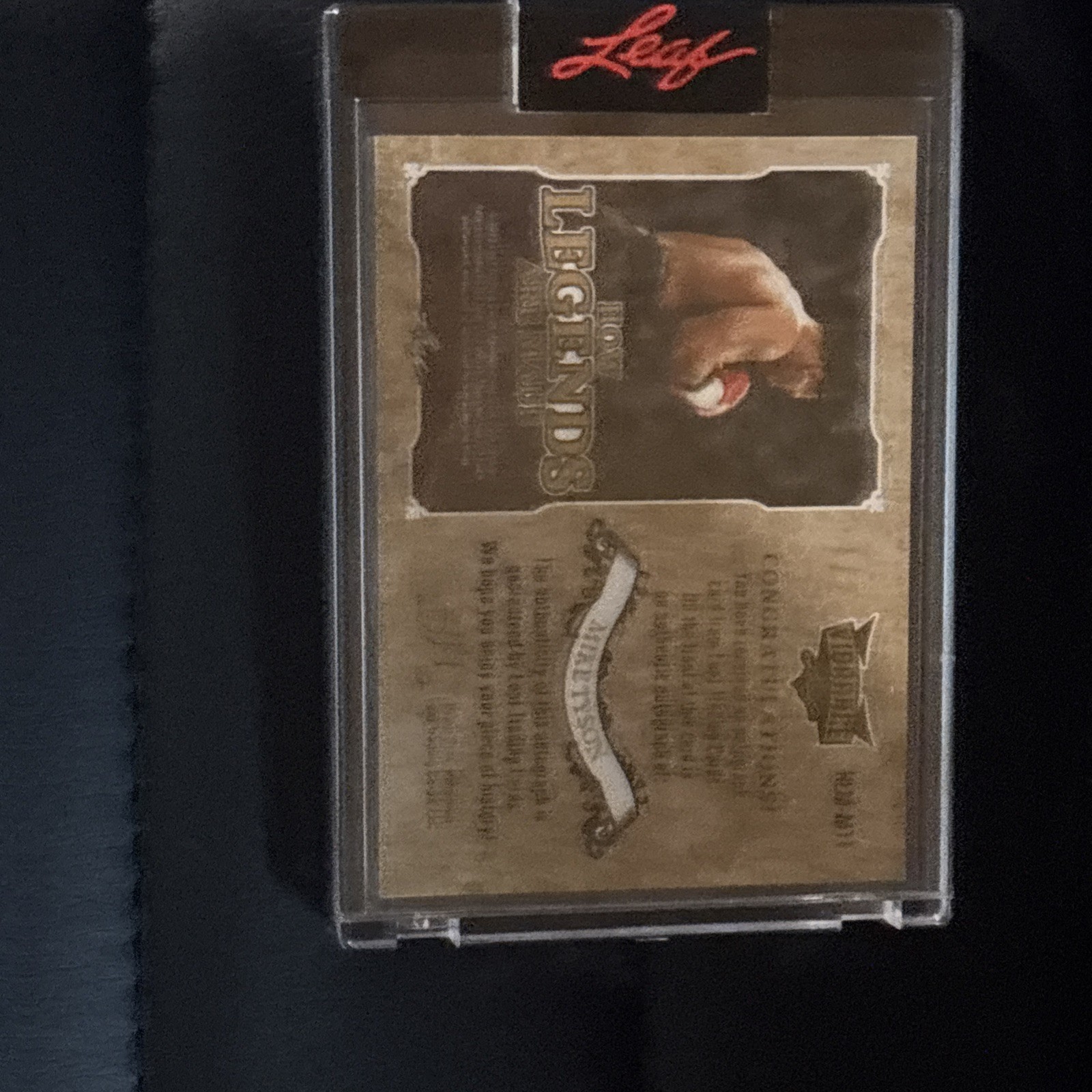 2022 Leaf Vibrance Mike Tyson Auto Autograph Boxing Card Factory Sealed World Ch