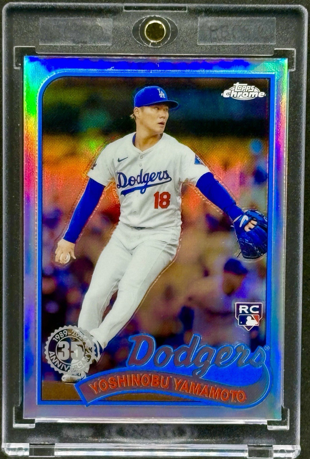 Yoshinobu Yamamoto RARE ROOKIE RC REFRACTOR INVESTMENT CARD SSP DODGERS MINT