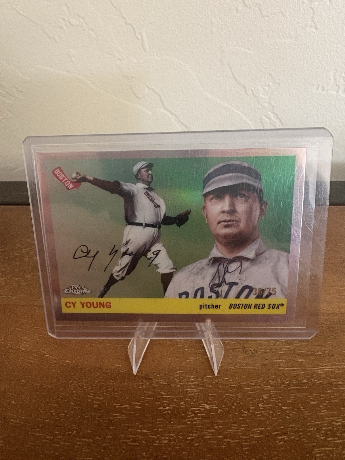 Topps Chrome platinum – Cy Young #251 Rose Gold 75 Boston Red Sox