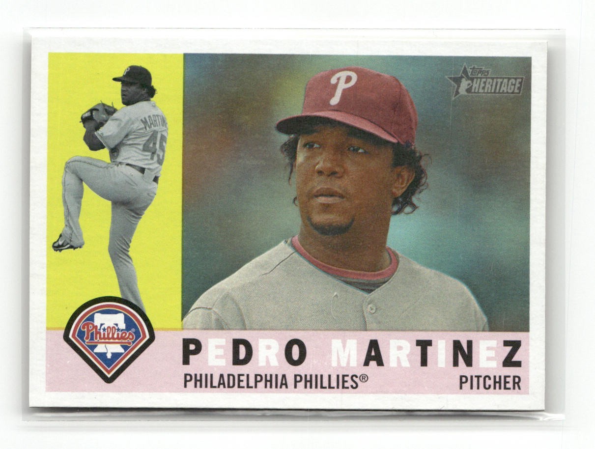 2009 Topps Heritage Pedro Martinez High Number SP #563 Phillies