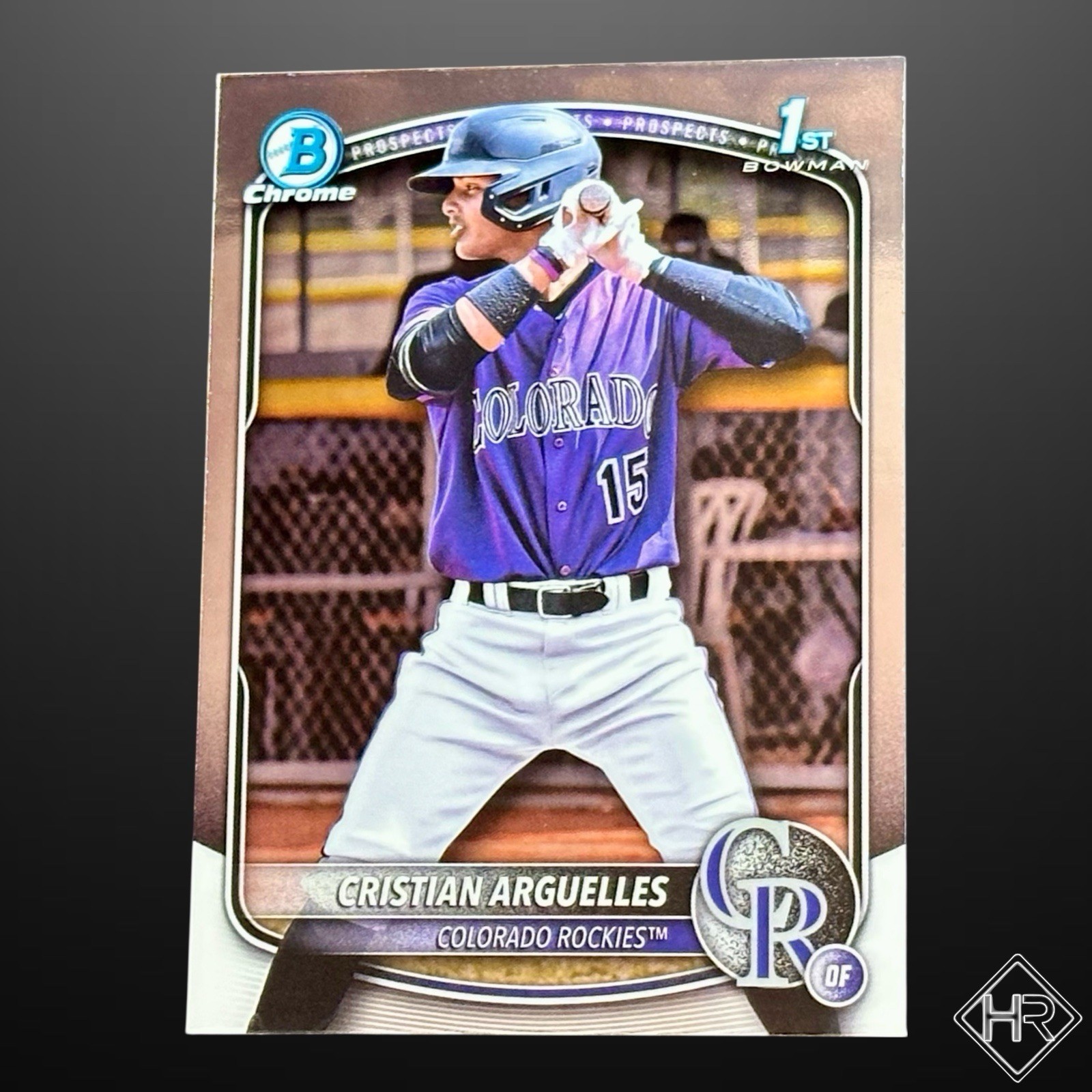 2025 Bowman Chrome #BCP-220 Cristian Arguelles 1st Bowman Colorado Rockies