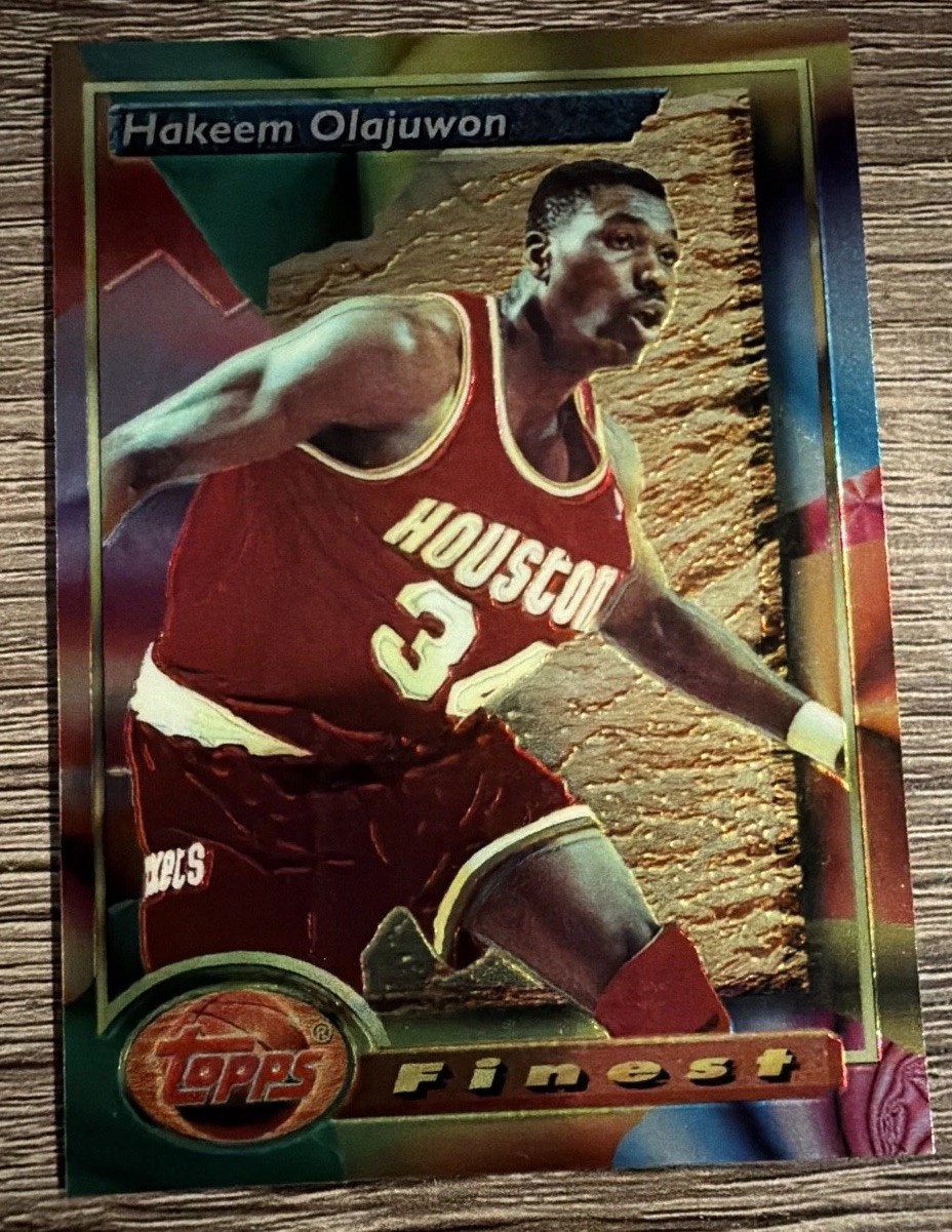 1993-94 Topps Finest – Hakeem Olajuwon #76 1993
