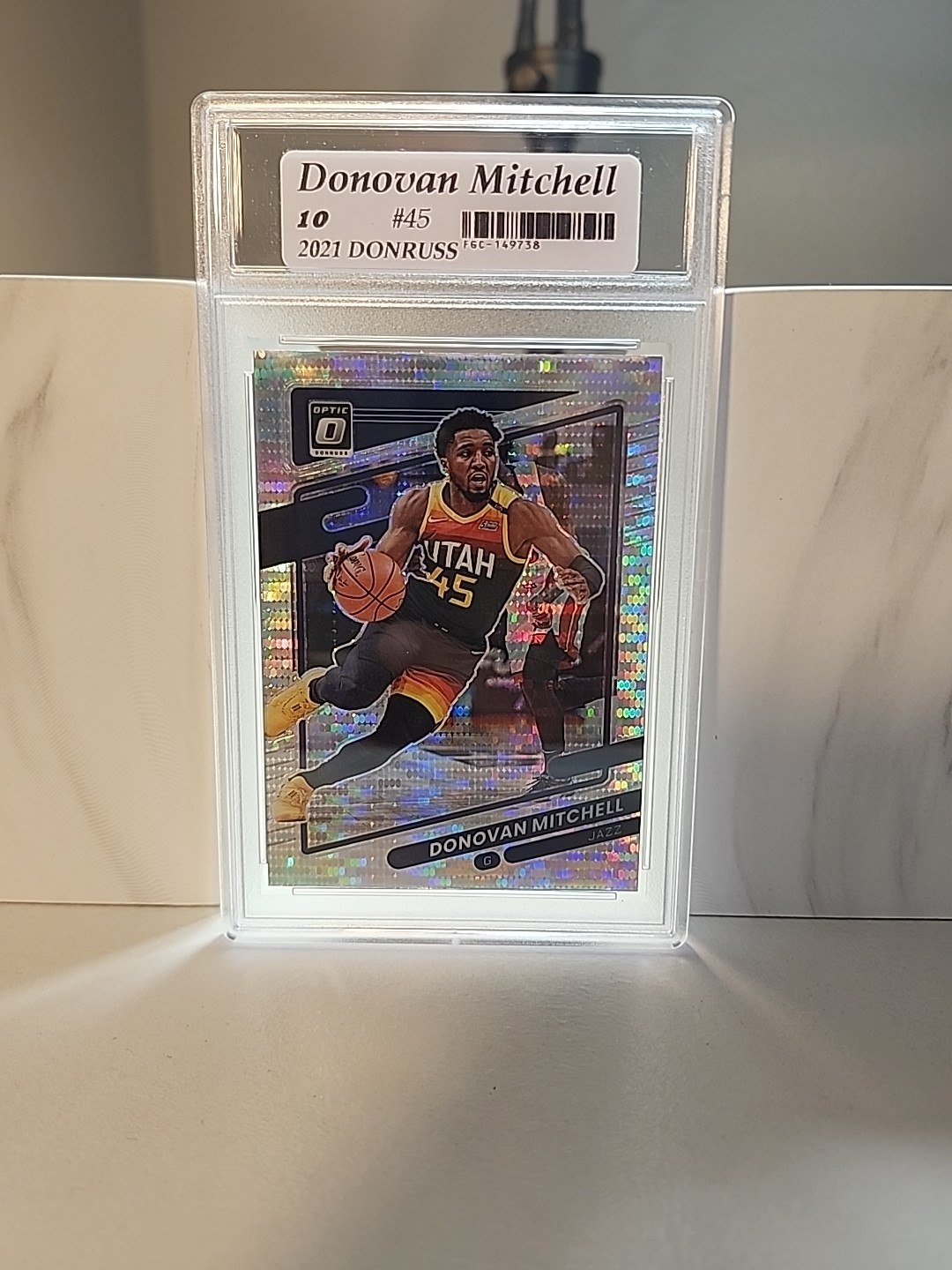 💎 💎 2021 Panini Donruss Optic PULSAR PRIZM – Donovan Mitchell #45 💎 FGC10