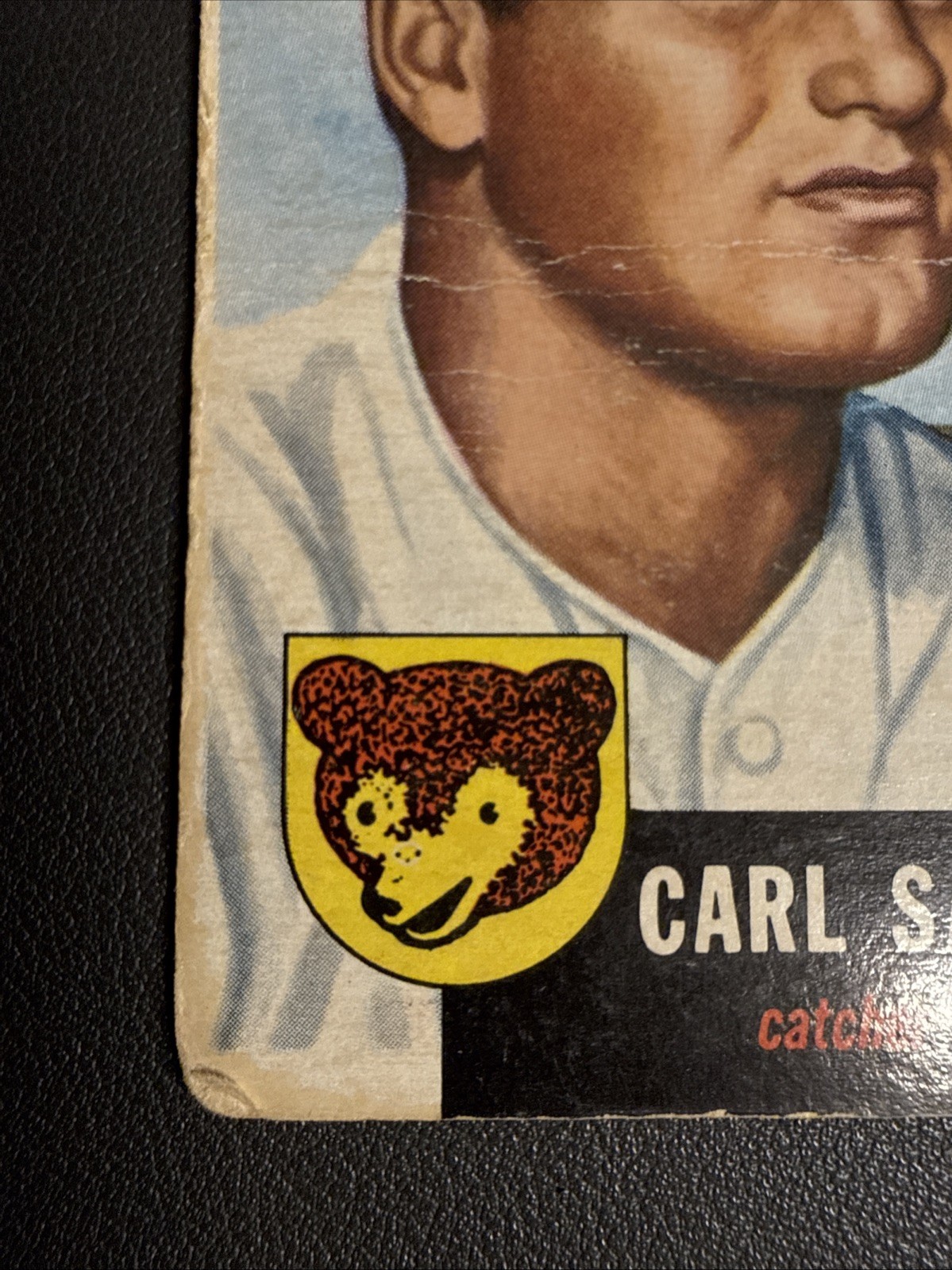 1953 Topps – Carl Sawatski #202 (RC) LOW GRADE-See Description
