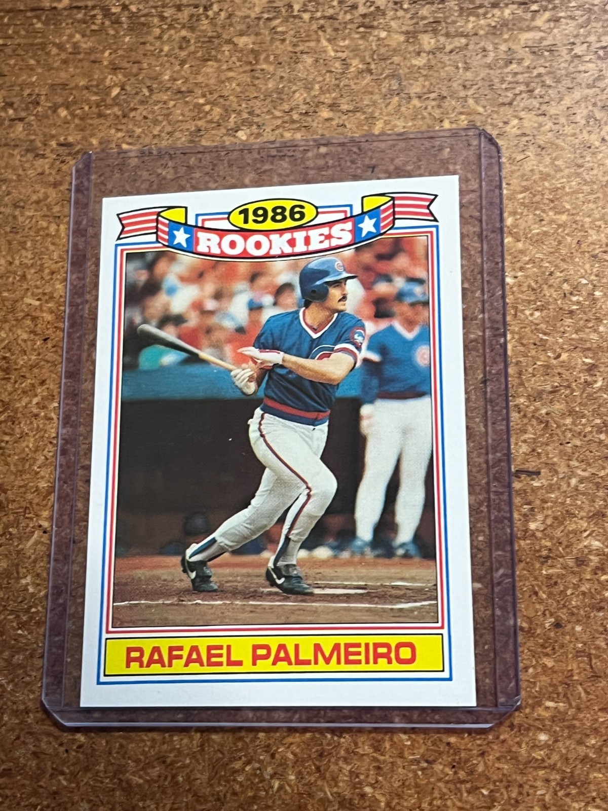 1986 Topps Baseball Glossy Rookies Commemorative Set # 12 Rafael Palmeiro