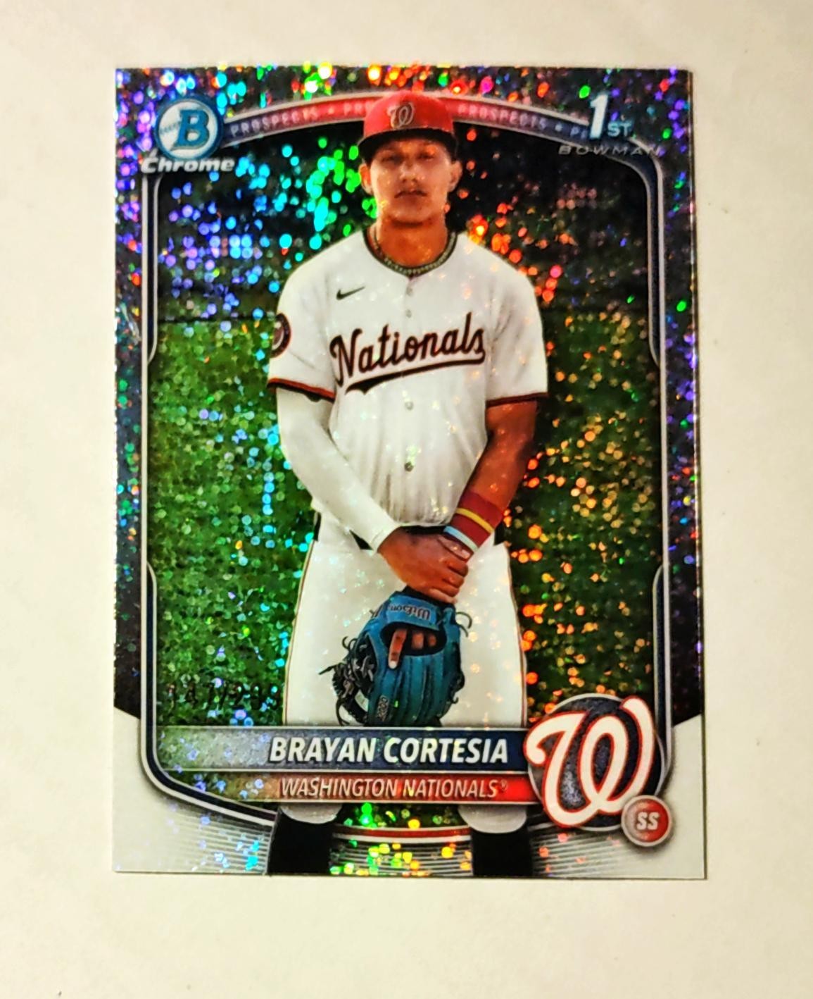 Brayan Cortesia 2025 1st Bowman Chrome SPECKLE REFRACTOR 147/299 #BCP-211 RC z55