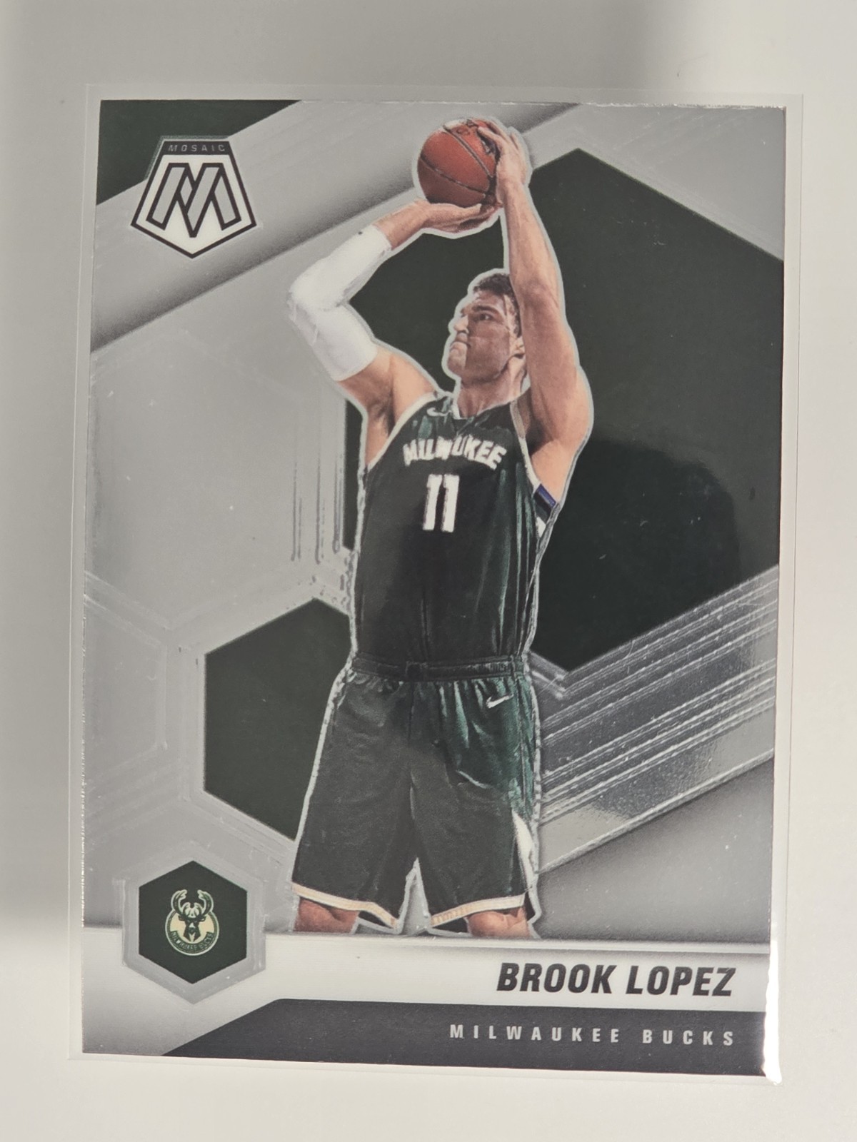 Brook Lopez 2020-21 Panini Mosaic Milwaukee Bucks #9