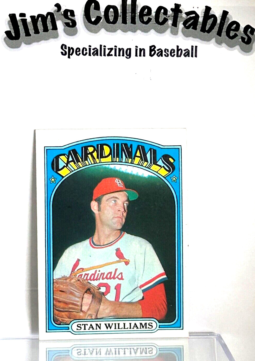 1972 Topps Baseball Near Mint # 9 Stan Williams