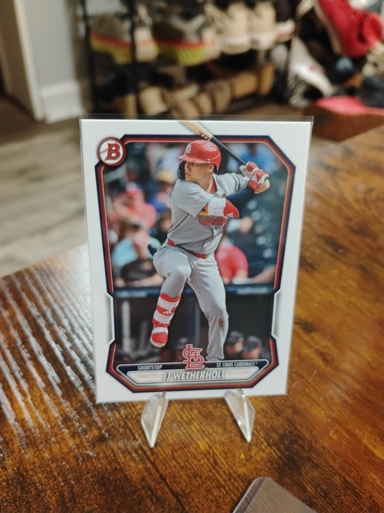 JJ Weatherholt Bowman 2026 Rookie Base Cardinals #BP-115