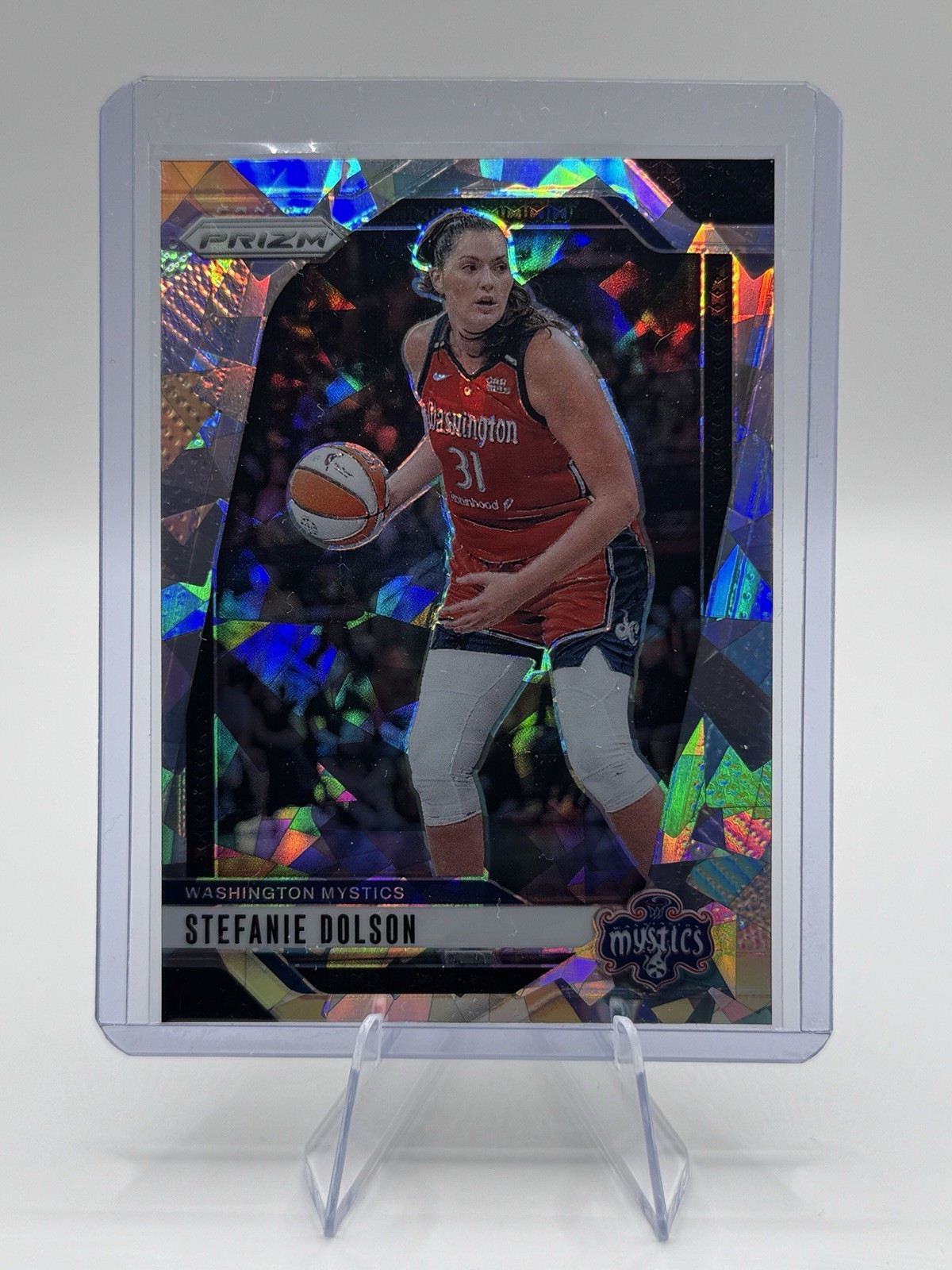 ❄️ 2024 WNBA Panini Prizm – Stefanie Dolson #34 Ice Prizm Washington Mystics