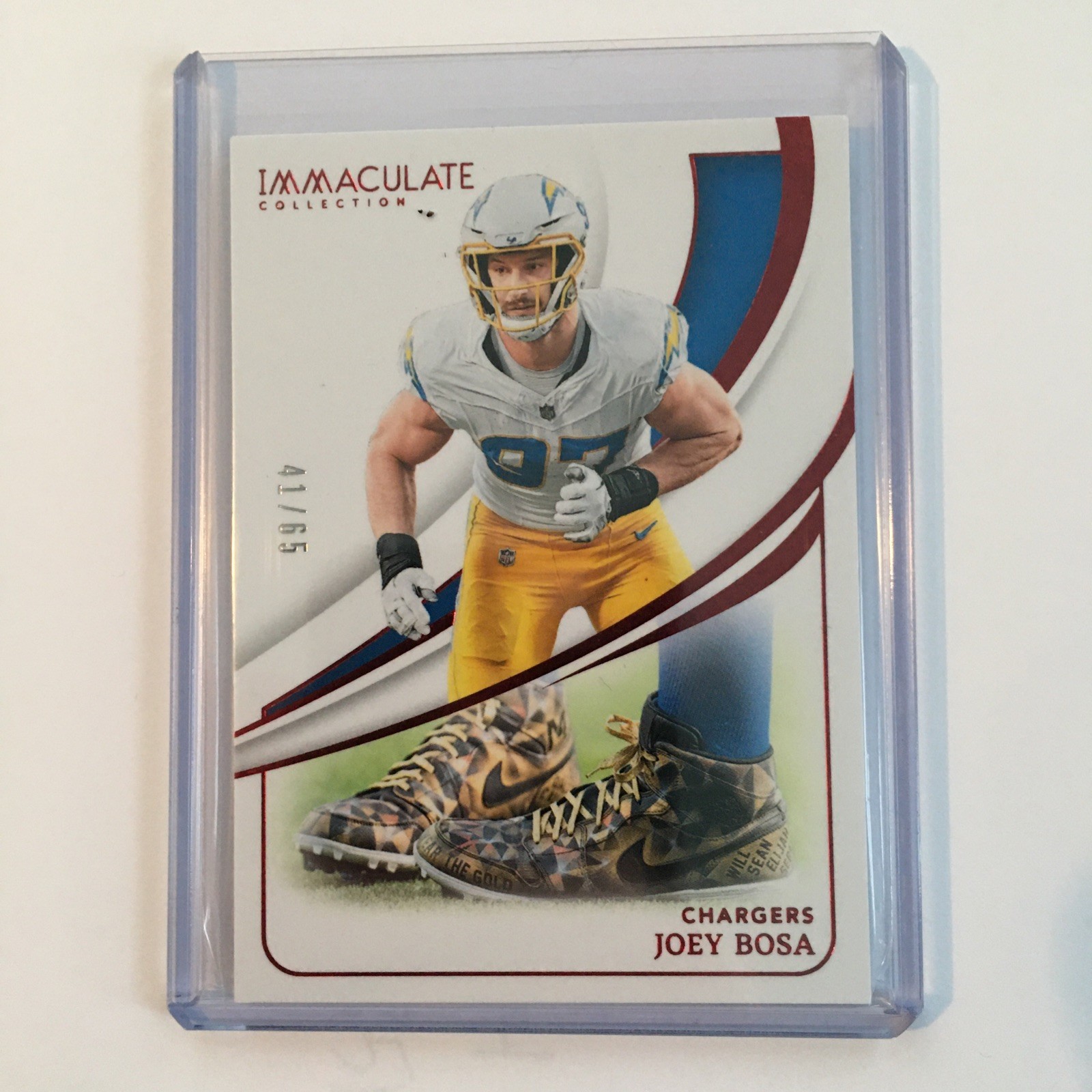 2024 Panini Immaculate Joey Bosa #d /65 Cleats SP Insert Buffalo Bills #64