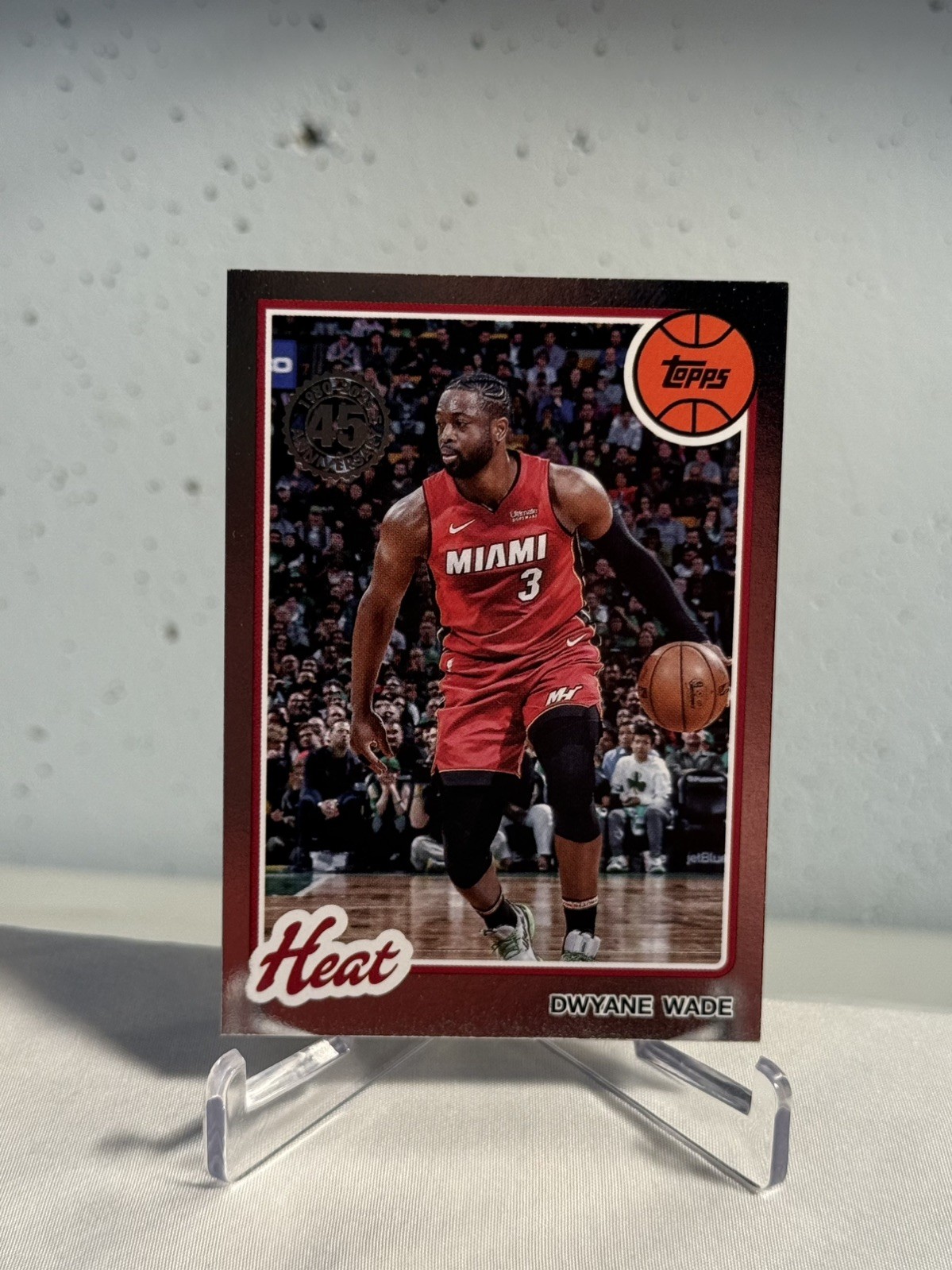 2025-26 Topps Basketball Dwyane Wade 45th Anniversary Foil #80BK-5 Miami Heat