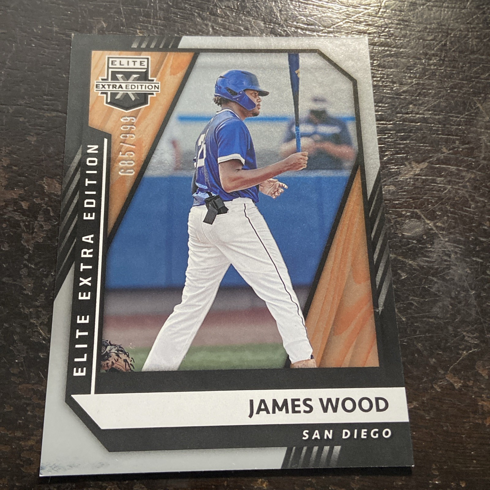 ⚾ JAMES WOOD 685/999 ⚾ 2021 Panini Elite Extra Edition #62 San Diego Padres