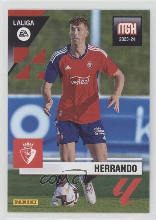 2023-24 Panini Megacracks La Liga EA Sports Jorge Herrando #276 Rookie RC 0w77