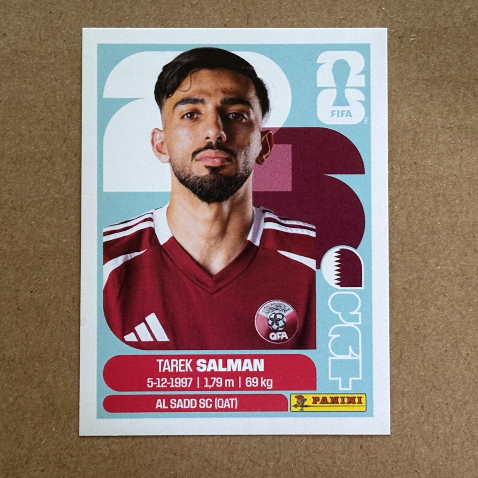 2026 Panini FIFA World Cup Stickers Tarek Salman #QAT8 Qatar