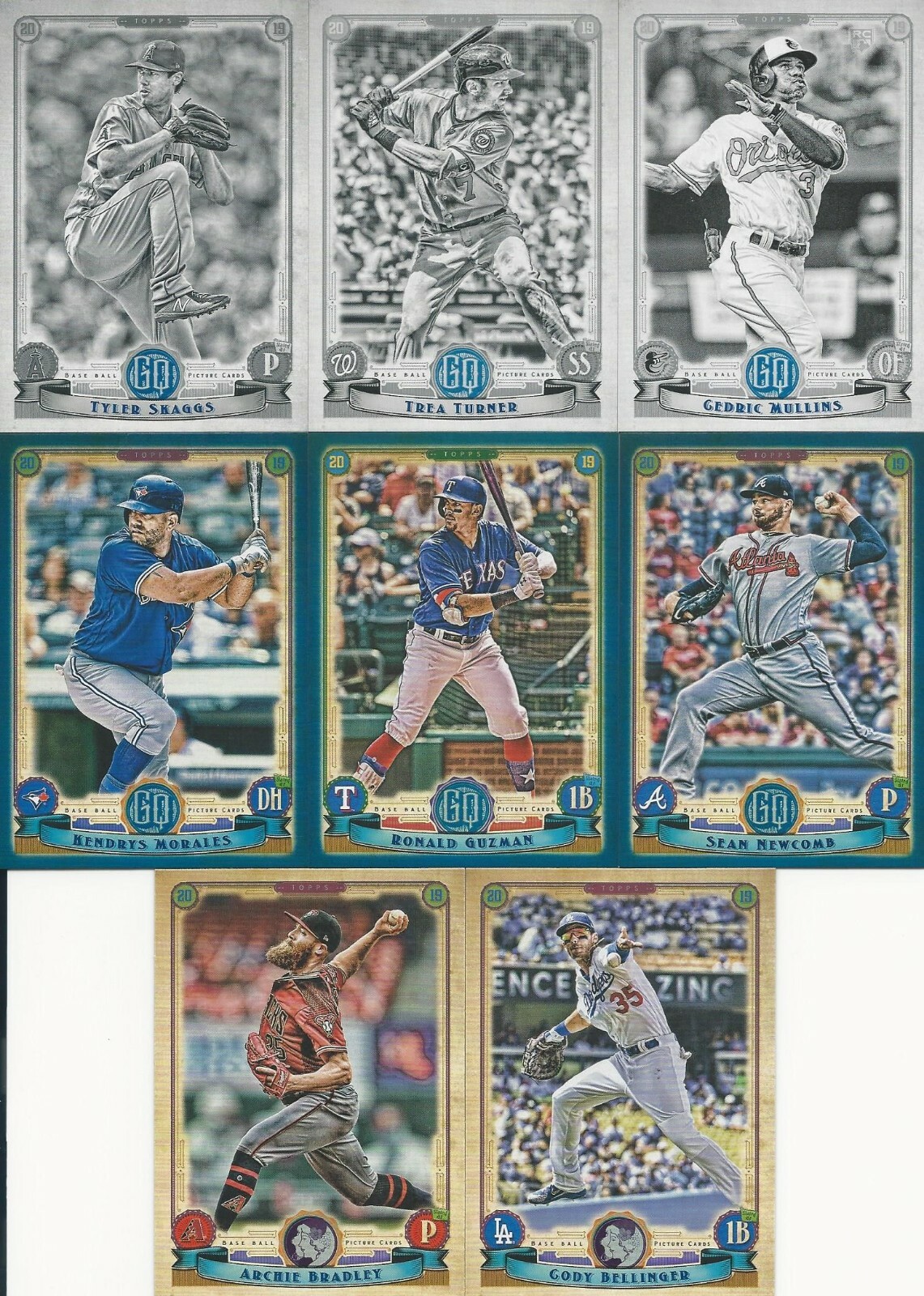 2019 Topps Gypsy Queen Baseball Parallels, Inserts, and Variations – You Pick