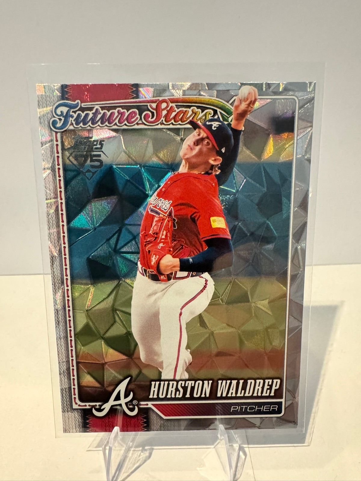 2026 Topps Hurston Waldrep Future Stars Diamante Foil Braves #407