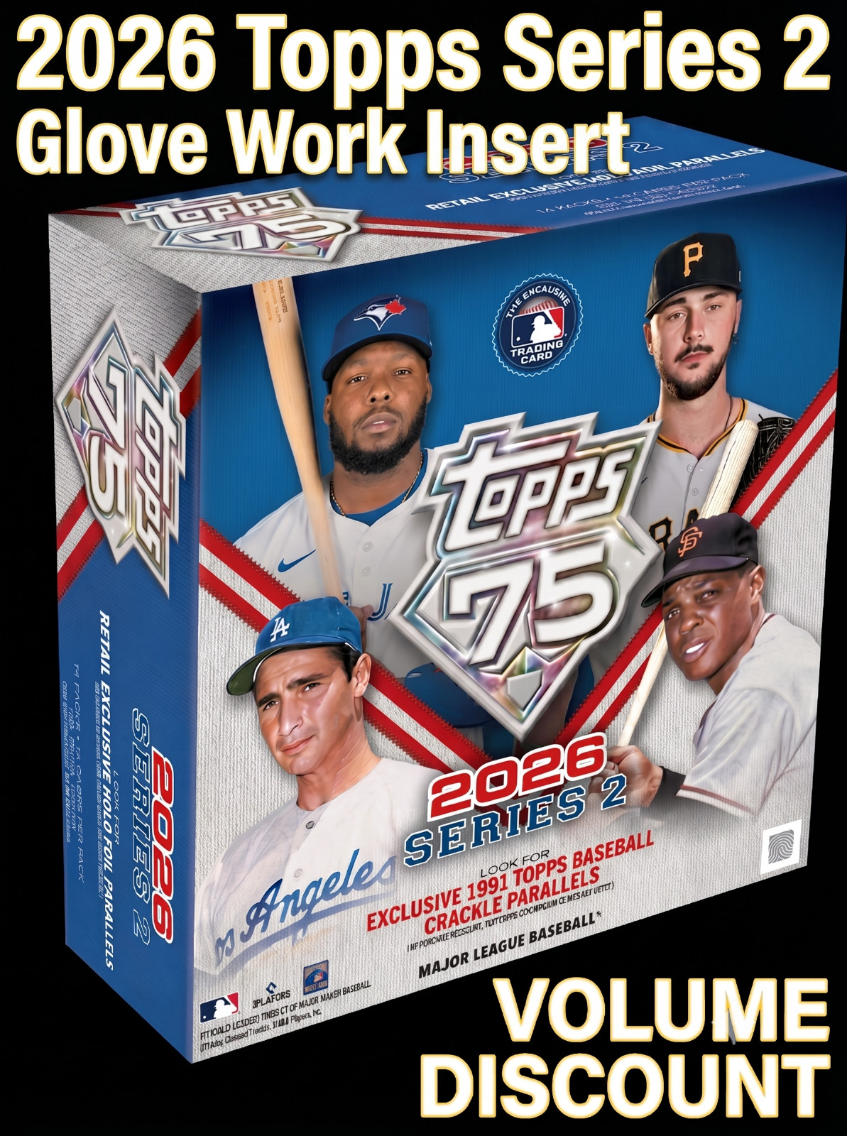 2026 Topps Series 1 Glove Work Insert – Complete your Set – You Pick – Singles