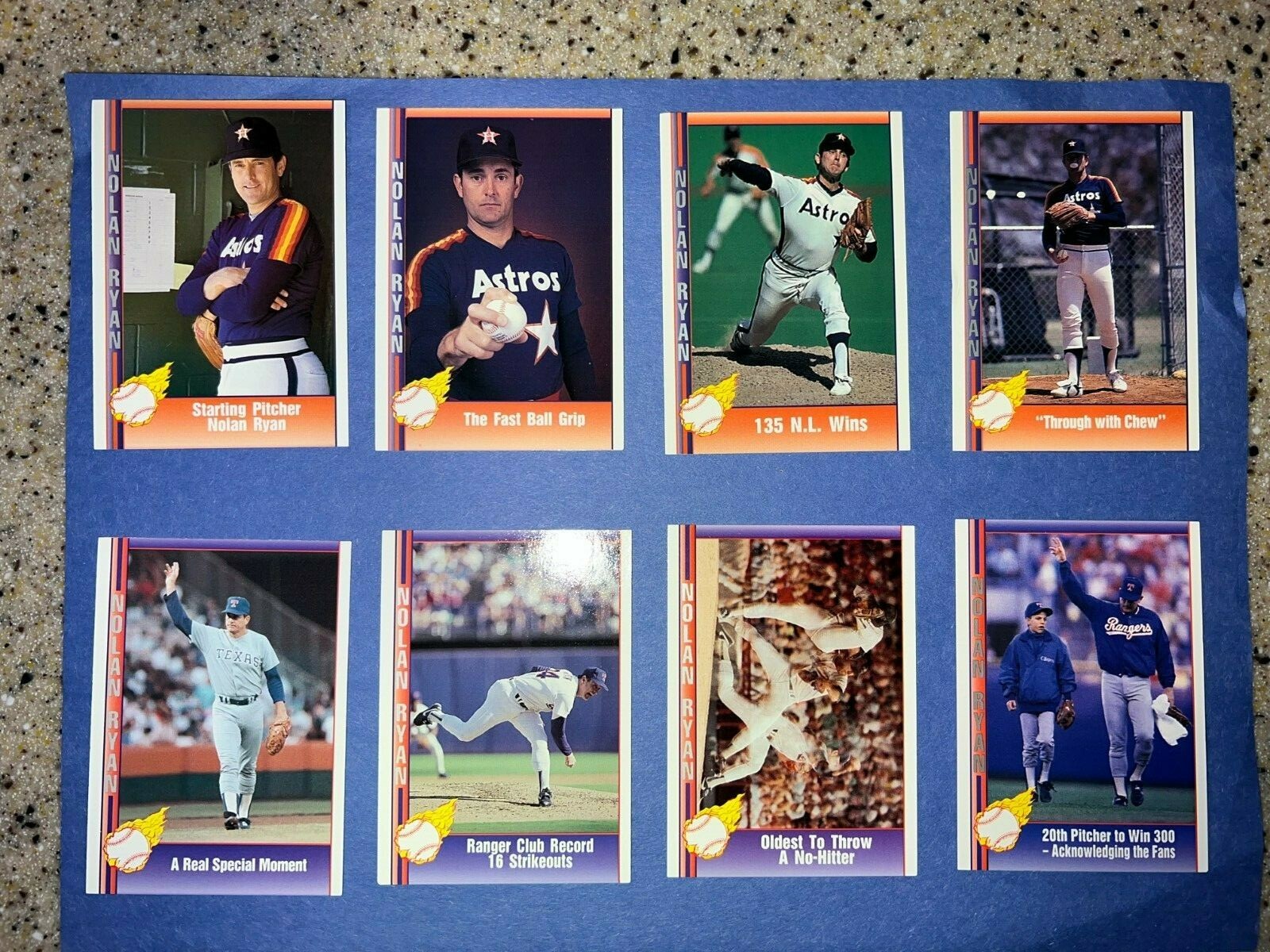 1991 PACIFIC NOLAN RYAN TEXAS EXPRESS BASEBALL CARDS YOU CHOOSE 1-222 MLB CARD
