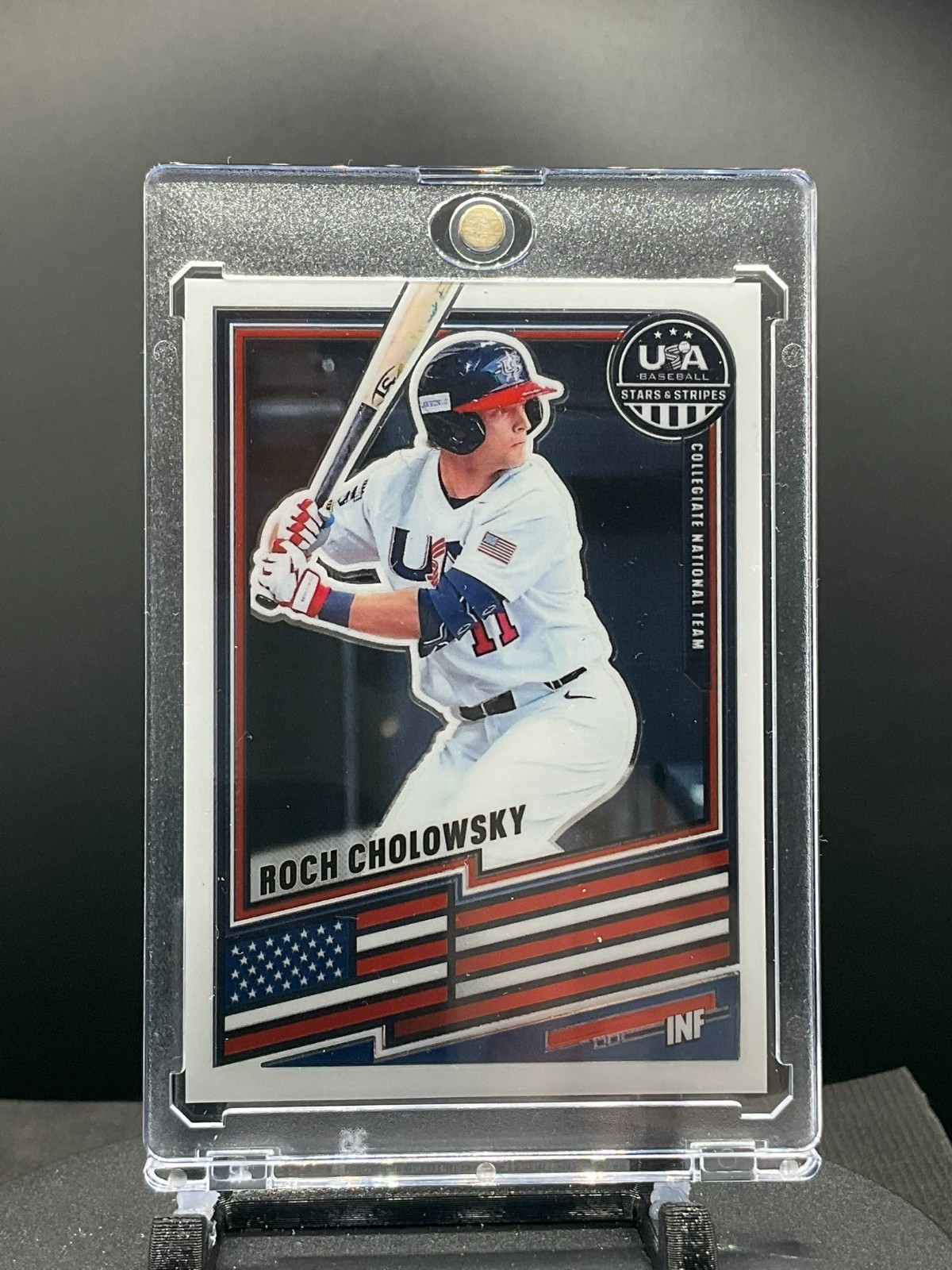 2026 Panini Stars & Stripes Prizm #140 Roch Cholowsky Premium Rookie ~ GEM🔥