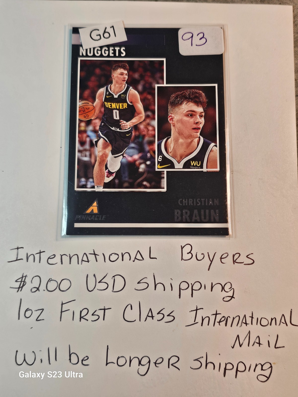 Christian Braun chronicles #93 – heroic rookie destiny awaits brave buyer