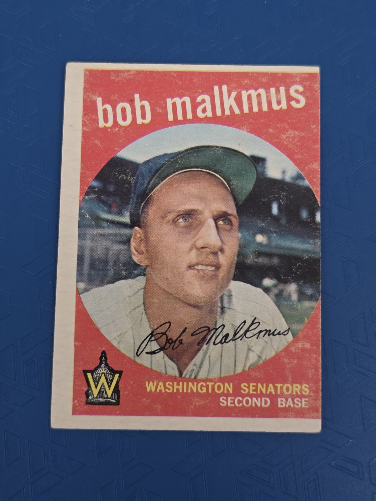 1959 Topps #151 Bob Malkmus Washington Senators BASEBALL Card Q