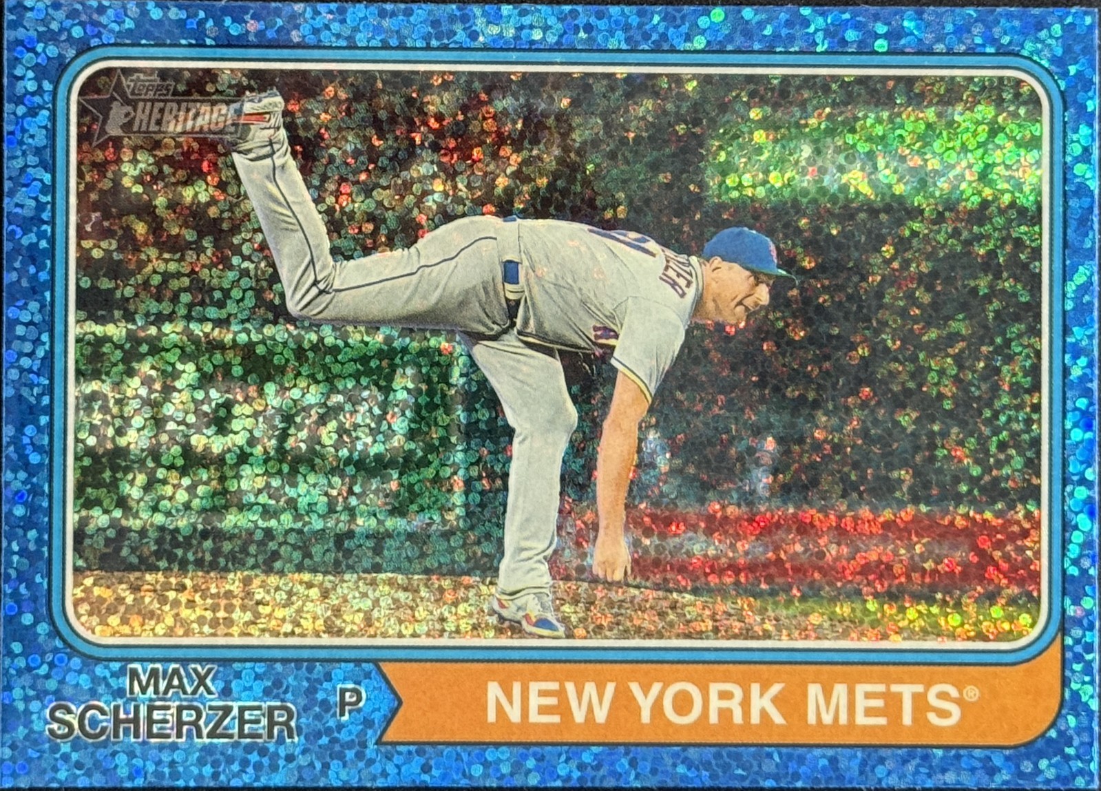 2023 Topps Heritage: Chrome Blue Sparkle Refractor SP “Pick a Card”
