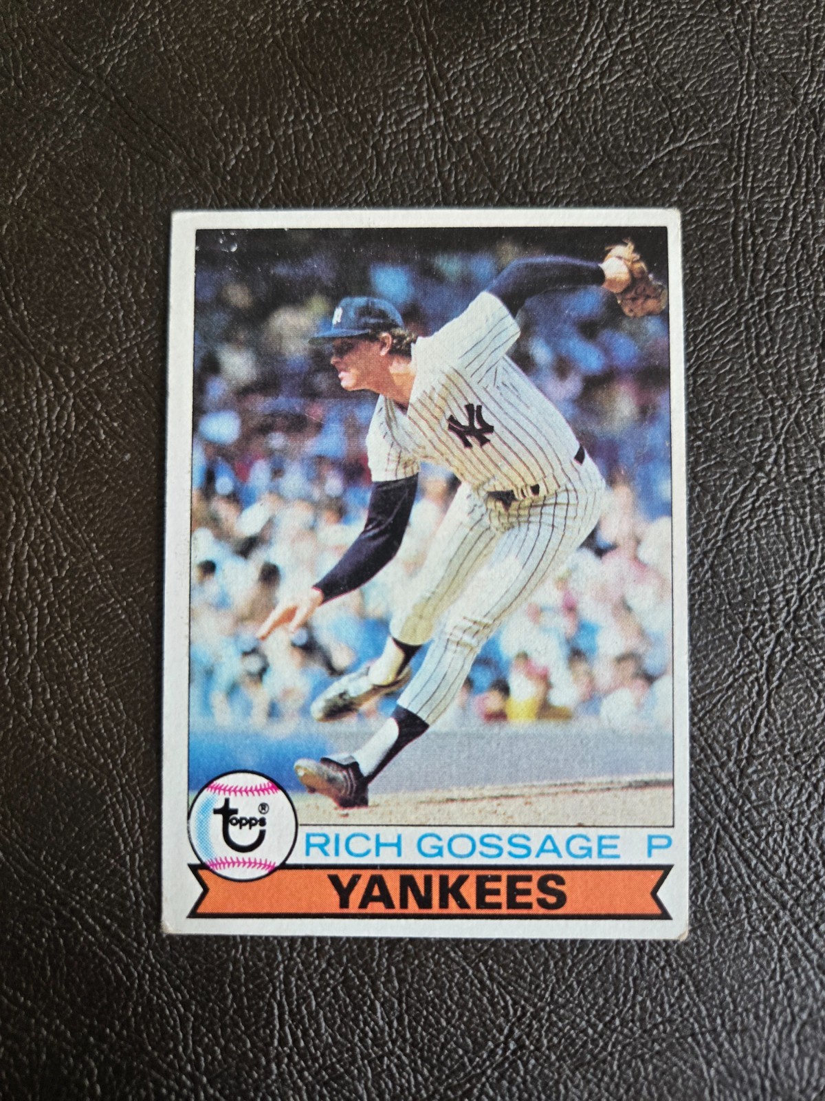 RICH GOOSE GOSSAGE 1979 TOPPS BASEBALL CARD #225 NEW YORK YANKEES