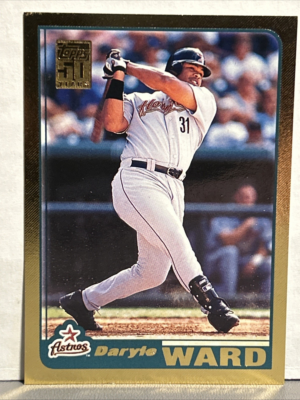 2001 Topps Baseball gold parallel /2001 complete your set 1-100 you pick